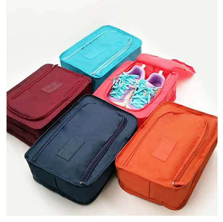 Waterproof Shoe Storage Organizer Bag Portable Travel Suitcase Organizer Bag For Shoes Clothes Closet Organizer Bag With Zip